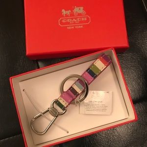 Coach key chain/ purse key ring